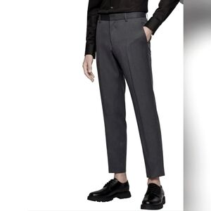 Hugo BOSS Men's Dieselstrasse 12 Flat Front Solid Slim Fit Dress Pants, Size 34R
